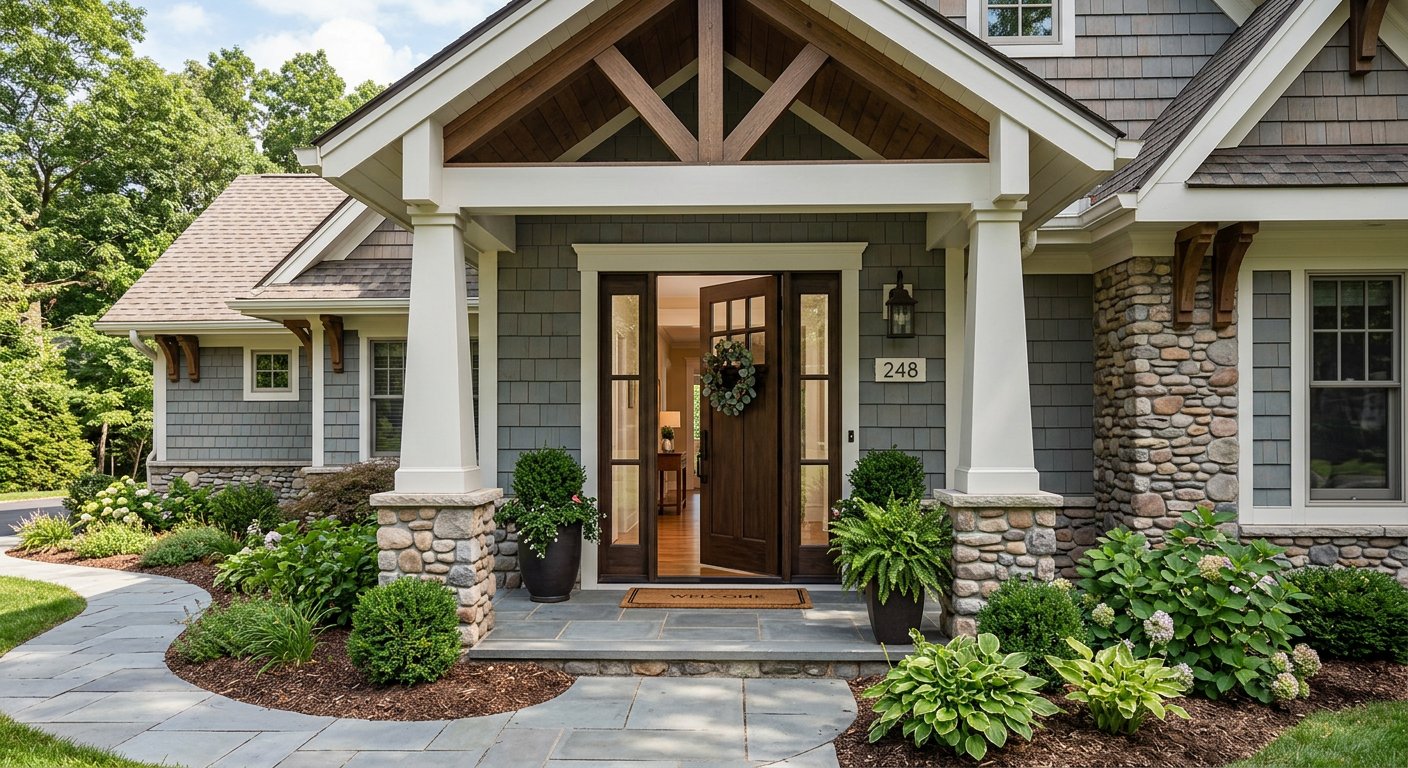 Entry door installation